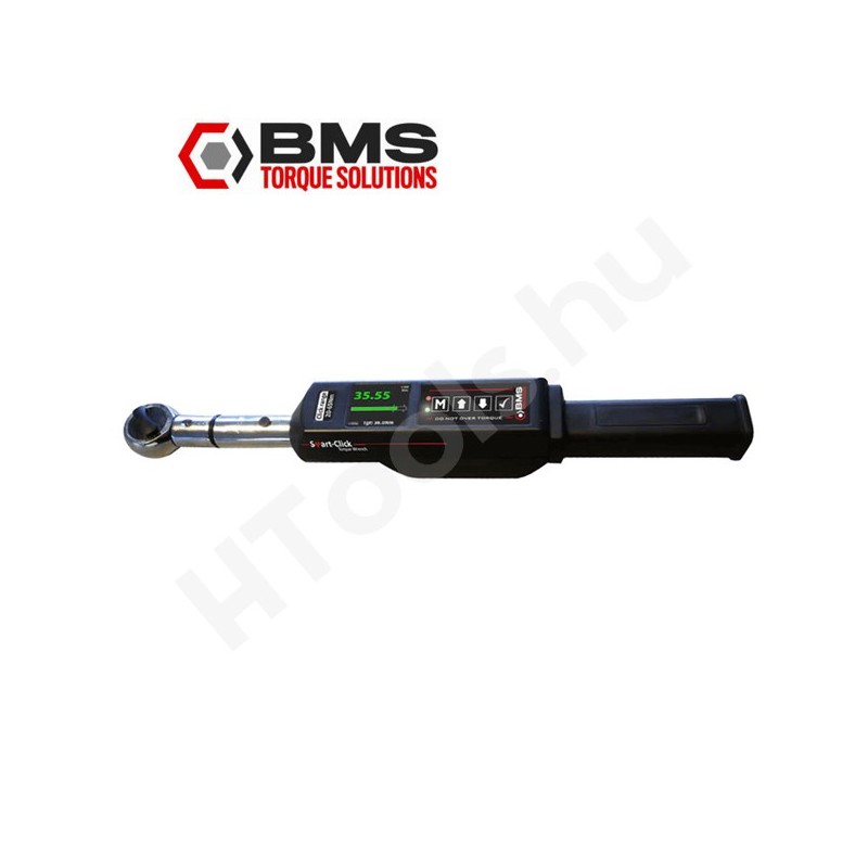 BMS SC065A-BT digitális kattanó szög és nyomatékkulcs, 20-65 Nm kattanás, 10-100 Nm, Bluetooth kétirányú adattovábbítás