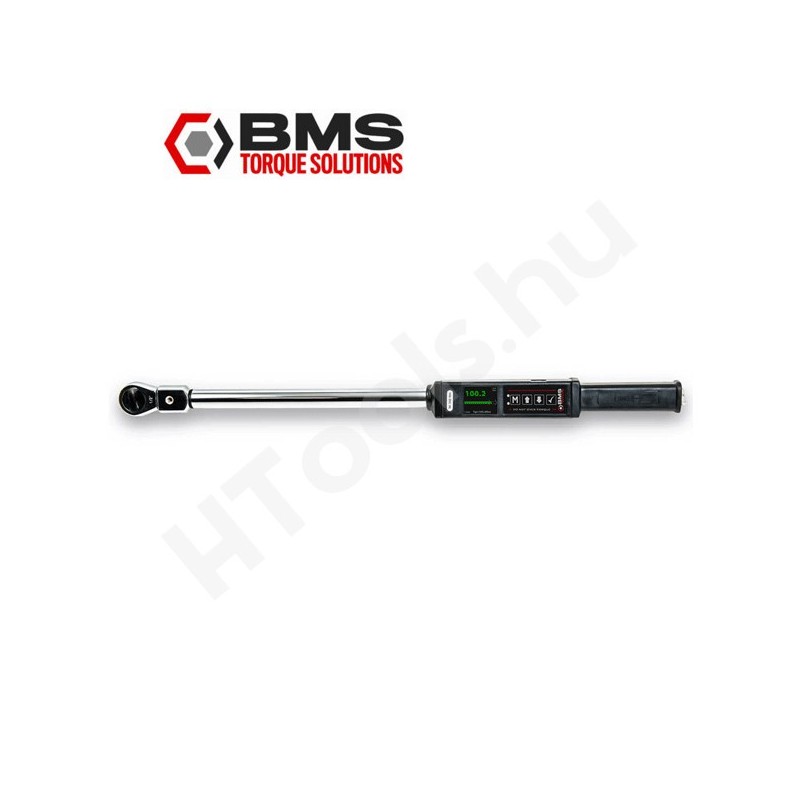 BMS TW200A-BT digitális szög és nyomatékkulcs, 20-200 Nm, Bluetooth kétirányú adattovábbítás