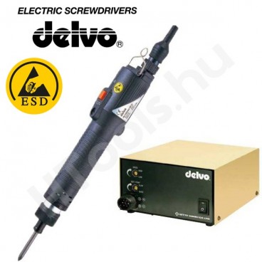 Delvo DLV8540-BKE ESD elektromos csavarozógép, automata lekapcsolás, 1,2-2,7 Nm, 700 f/perc