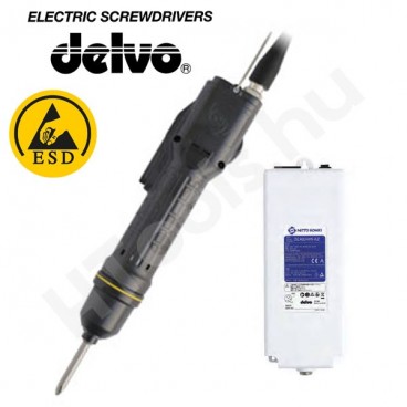 Delvo DLV30A06L-AYK ESD elektromos csavarozógép, automata lekapcsolás, 0,4-3 Nm, 650 f/perc