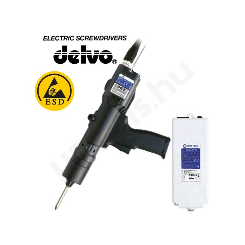 Delvo DLV70A06L-AYK ESD elektromos csavarozógép, automata lekapcsolás, 3,8-7 Nm, 650 f/perc
