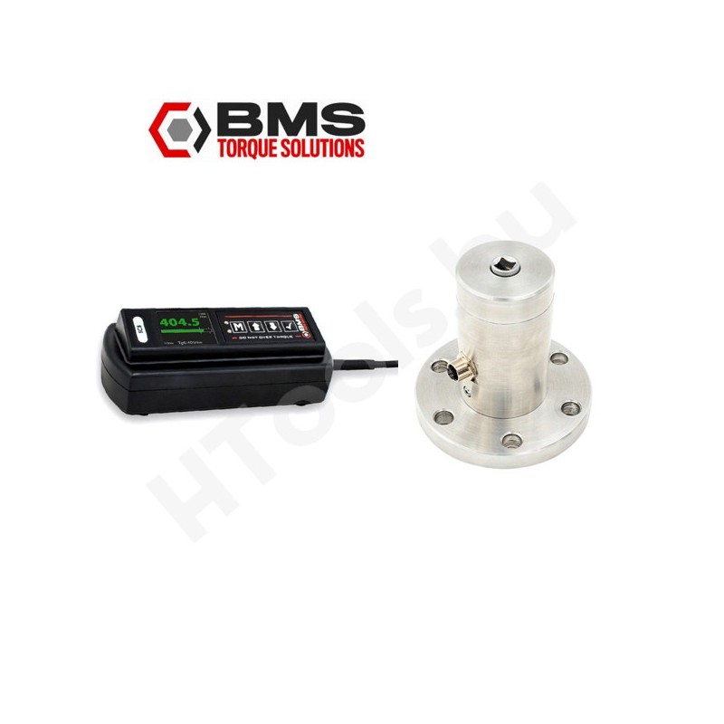 BMS ST340 nyomatékmérő transducer digitális kijelzővel, 34-340 Nm, USB vagy Bluetooth adat továbbítással