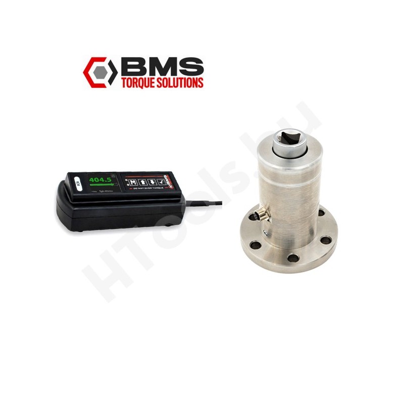 BMS ST800 nyomatékmérő transducer digitális kijelzővel, 80-800 Nm, USB vagy Bluetooth adat továbbítással