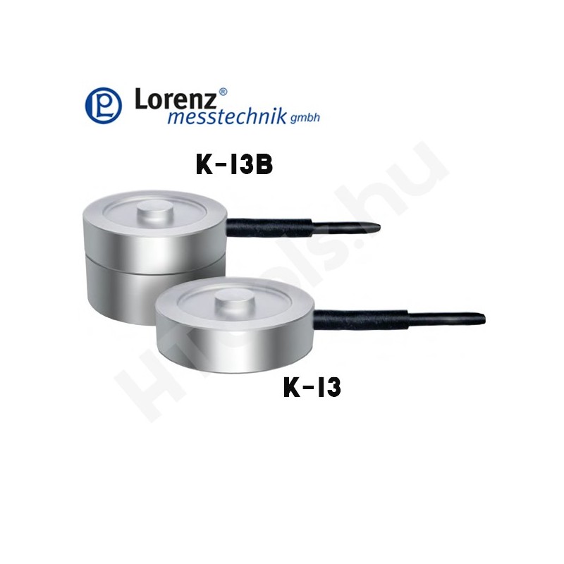 K-13 nyomó erőmérő cella - terhelés gomb / belső menetek - 0,01-100 kN - 0,5% - 1 mV/V