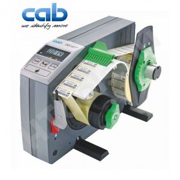 CAB HS60+ ipari automata címkeadagoló, 8-65 mm címke szélesség, max 200 mm címke tekercs átmérő, 5-300 mm címke magasság