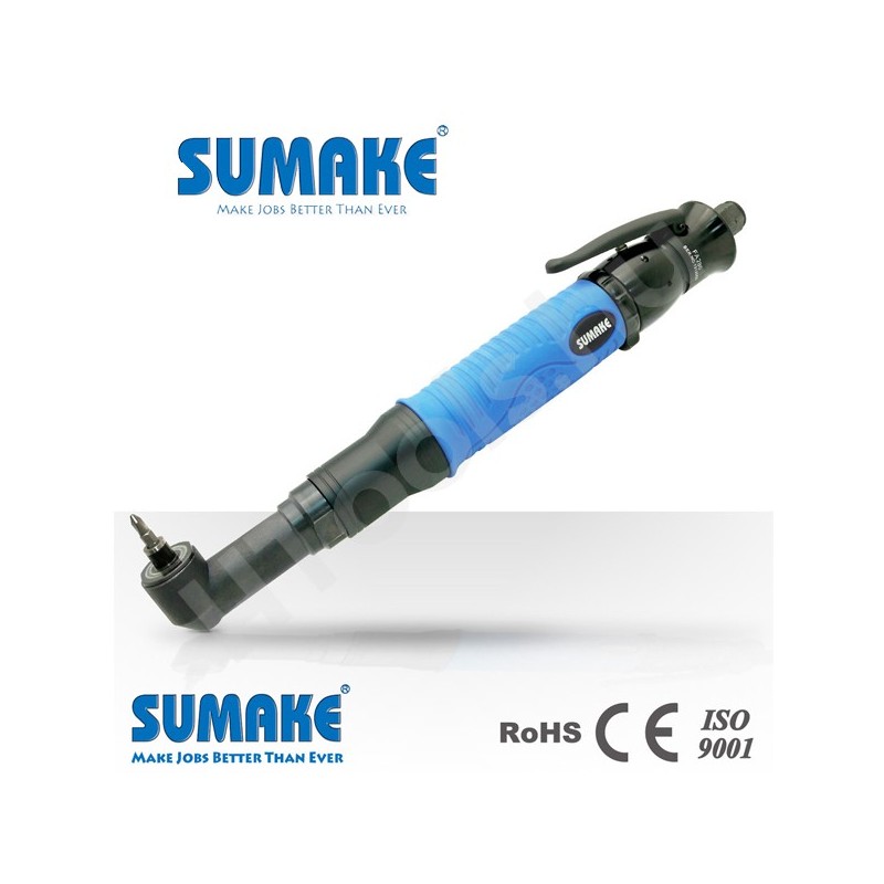 SUMAKE FA045 ipari pneumatikus sarokcsavarozó, automata lekapcsolás, szögfej csavarozó, 0.8-4.5 Nm, 800 rpm